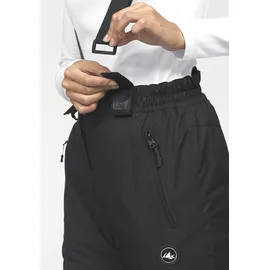 POLARINO Skihose POLARINO, Damen, Gr. 42, N-Gr, schwarz (schwarz (skihose aus nachhaltigem material)), Web, Obermaterial: 100% Polyester. Futter: 100% Polyester. Wattierung: 100% Polyester, sportlich, Hosen, Wasser- und winddicht