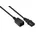 Kabelmeister Kaltgeräteverlängerung Kaltgeräte-Stecker C20 an Kaltgeräte-Buchse C13,