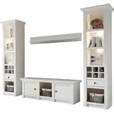 Home Affaire Wohnwand »California« Set, 4 Stk. tlg., weiß