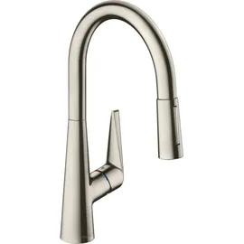 Hansgrohe Talis M51 200 2jet edelstahl finish 72813800