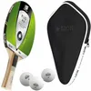 Sunflex Tischtennisschläger Plus A13 + Tischtennishülle + 3x SX+ TT Bälle bunt No Size
