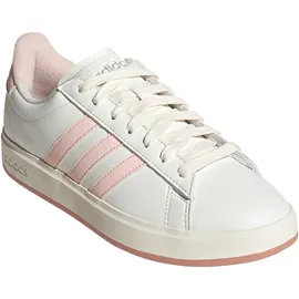 adidas Grand Court 2.0 Core White/Wonder Quartz/Linen Green Metallic 42