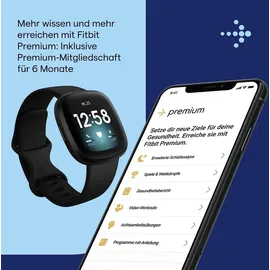 Fitbit Versa 3 schwarz/aluminium schwarz