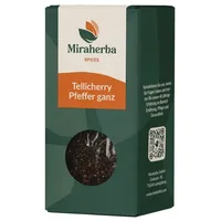 Miraherba - Tellicherry Pfeffer ganz 50 g