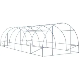 Outsunny Foliengewächshaus 8 x 3 x 2 m