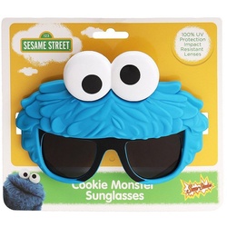 Sun Staches Kostüm Sesamstraße – Krümelmonster Partybrille für Kinder, Accessoire mit Durchblick: lizenzierte Funbrille im Sesamstraßen-Desi blau