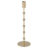 Boltze Kerzenleuchter KIMBERLY, Goldfarben - Eisen - H 30 cm