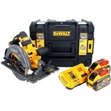 DeWalt DCS 579 X2T Akku-Handkreissäge 54 V FlexVolt 190 mm + 2x Akku 9,0 Ah + Ladegerät + TSTAK