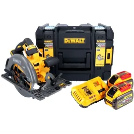 DeWalt DCS 579 X2T Akku-Handkreissäge 54 V FlexVolt 190 mm + 2x Akku 9,0 Ah + Ladegerät + TSTAK