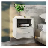 vidaXL Nachtschrank Betongrau 5000 x 32,5 x 850 cm Grau