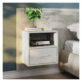 vidaXL Nachtschrank Betongrau 5000 x 32,5 x 850 cm Grau