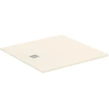 Ideal Standard Quadrat-Duschwanne Ultra Flat S+ + 1200x1200mm Abl.25cm Mitte/Seite Sand, T5615FT T5615FT