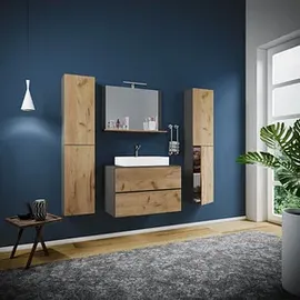VCM Lendas 5-tlg. anthrazit/honig eiche