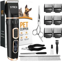 Strex Hundeschermaschine/Tierschermaschine Extra Leise - 5 Modi - Hundetrimmer