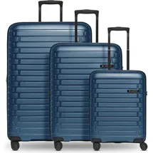 pactastic Collection 04 Koffer-Set 3-tlg. dunkelblau/metallic