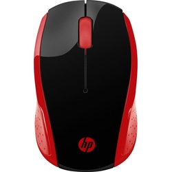 HP 200 Wireless Maus rot