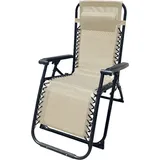 marbueno summer 90x66x108 Cm Klappbare Sonnenliege - Beige - One Size