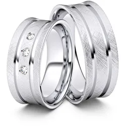 Trauringe Arnsberg 750er Weiflgold - 6587