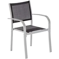 Merxx Ostia Stapelsessel 2er-Set Aluminium