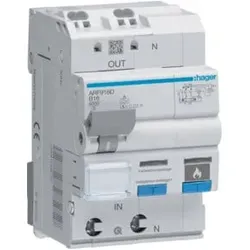 Hager Fehlerlichtbogen-Schutz 1P+N 6kA B-16A 30mA ARF916D