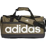 Adidas Linear Duffel Bag, Olive Strata/Black/White, M