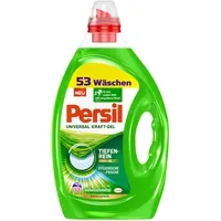 Persil Universal Kraft-Gel Flüssigwaschmittel (2 x 53 Waschladungen), Vollwaschmittel mit Tiefenrein-Plus Technologie bekämpft hartnäckigste Flecken für strahlende Reinheit