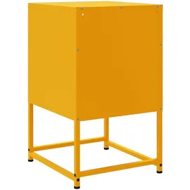vidaXL Nachtschrank 2 Stk. 36 x 39 x 60,5 cm Senfgelb