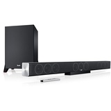 Teufel CINEBAR TRIOS Easy 3.1-Set L - Soundbar mit Mächtiger Subwoofer, Aluminium Gehäuse, Dolby Audio, NFC, Bluetooth aptX, HDMI 3D ARC CEC‌ - Titan