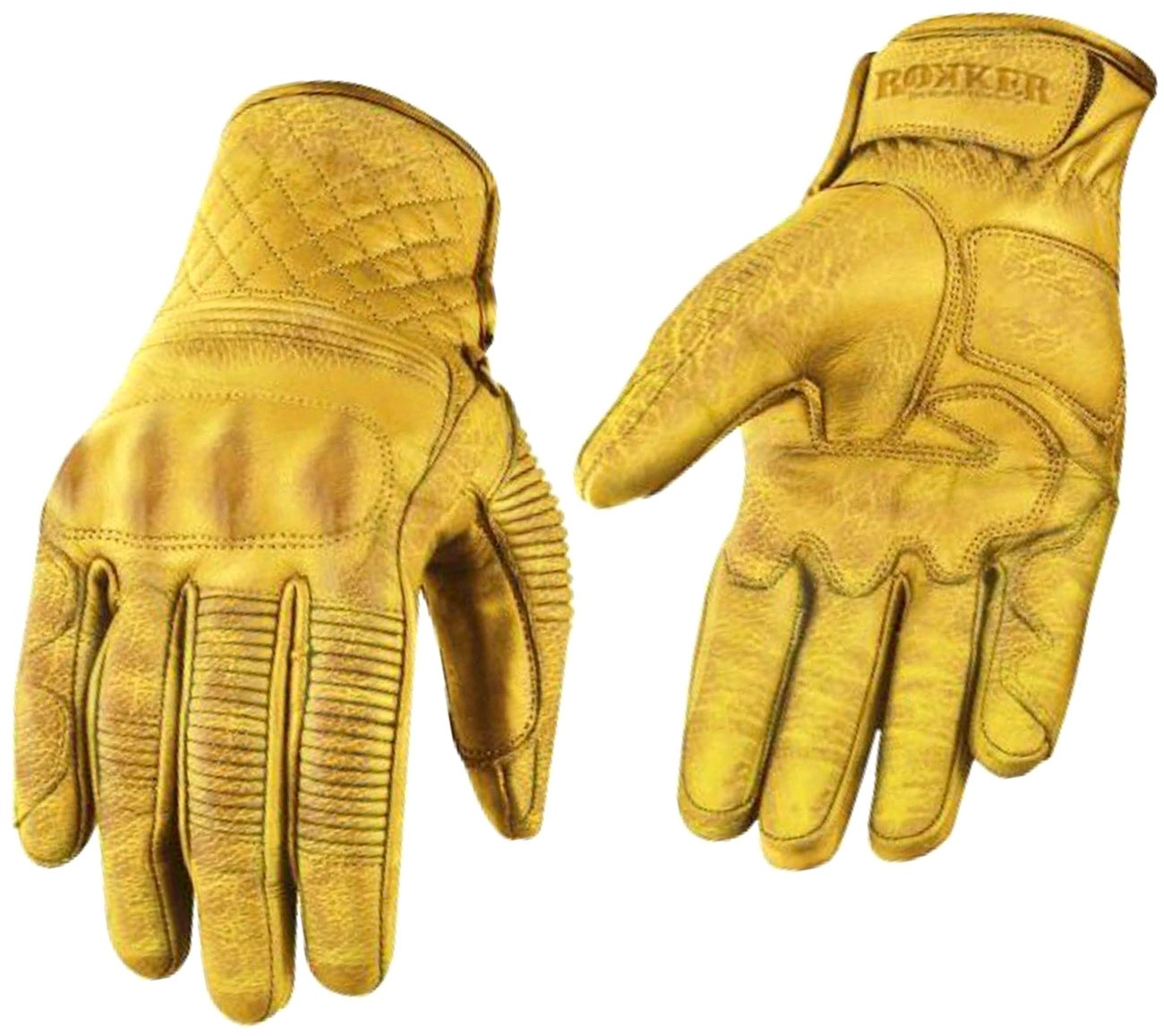 Rokker Tucson, Handschuhe - Gelb - S