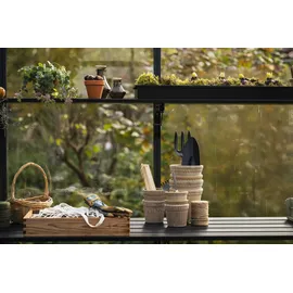 Juliana Halls Klappbares Lamellenregal 146 cm x 21,8 cm Schwarz