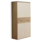 Kleiderschrank - Sonoma Eiche - 80 cm breit Kinderzimmerschrank Wäscheschrank