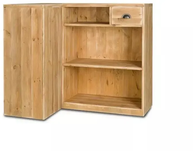 Modularer Ecktresen, Massivholz