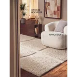 Ted Baker Jasper auch in rund", beige Creme, B:80cm H:25mm L:150cm, Polyester, Teppiche, Hoch-Tief-Struktur, Weich, Shaggy, Modern, Wohnzimmer, Schlafzimmer