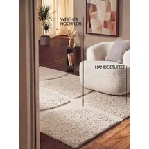 Ted Baker Jasper auch in rund", beige Creme, B:80cm H:25mm L:150cm, Polyester, Teppiche, Hoch-Tief-Struktur, Weich, Shaggy, Modern, Wohnzimmer, Schlafzimmer