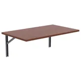 AKKE Klapptisch, Wandklapptisch Wandtisch Küchentisch Schreibtisch Hängetisch 2mm PVC 65 cm x 110 cm