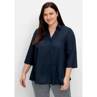 Sheego Bluse in nachtblau | Gr.: 44