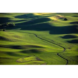 Fototapete PAPERMOON "Landschaft", bunt, B:4,00m L:2,60m, Vlies, Tapeten