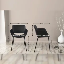 CLP Stuhl Alpena schwarz