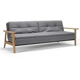 Innovation Living Schlafcouch Stoff 2-Sitzer Grau