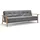 Innovation Living Schlafcouch Stoff 2-Sitzer Grau