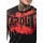 TapouT Herren T-Shirt normale Passform Splashed schwarz|rot M