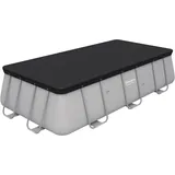 BESTWAY Flowclear PVC-Abdeckplane grau 396 x 185 cm