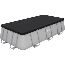 BESTWAY Flowclear PVC-Abdeckplane grau 396 x 185 cm