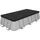 BESTWAY Flowclear PVC-Abdeckplane grau 396 x 185 cm
