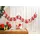 Infactory Adventskalender-Girlande mit 24 XL-Säckchen, 15 x 10,5 cm, 185 cm lang