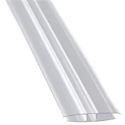 H Profil 6 mm klar farblos Polycarbonat