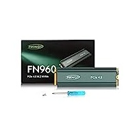 Fikwot FN960 4TB M.2 2280 PCIe Gen4 x4 NVMe 1.4 Internes Solid State Drive mit Kühlkörper – Bis zu 5000 MB/s, Dynamischer SLC Cache, Kompatible PS5 Interne SSD