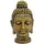Europalms Buddhakopf, antik-gold, 75cm