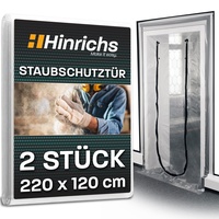 Hinrichs Staubschutztür mit Reißverschluss - 220x120cm Staubschutztüren - Baufolie