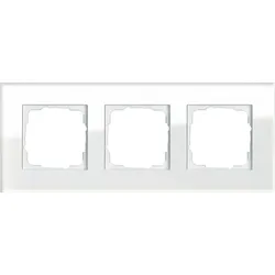 Gira Rahmen 3-fach weiß glas Esprit 021312